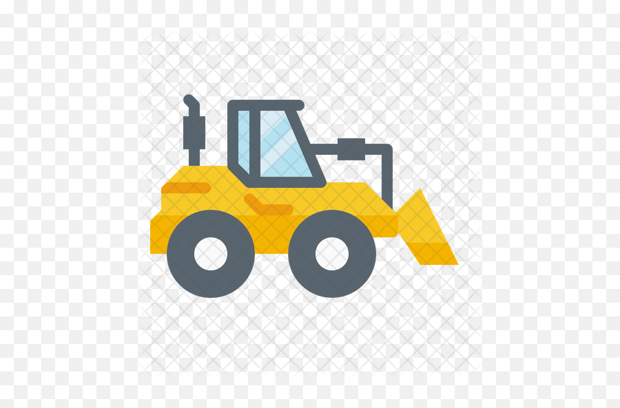 Bulldozer Icon Of Flat Style - Bull Dozer Svg Png,Bulldozer Png