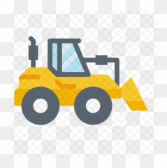 Bulldozer Icon Of Flat Style - Bull Dozer Svg Png,Bulldozer Png
