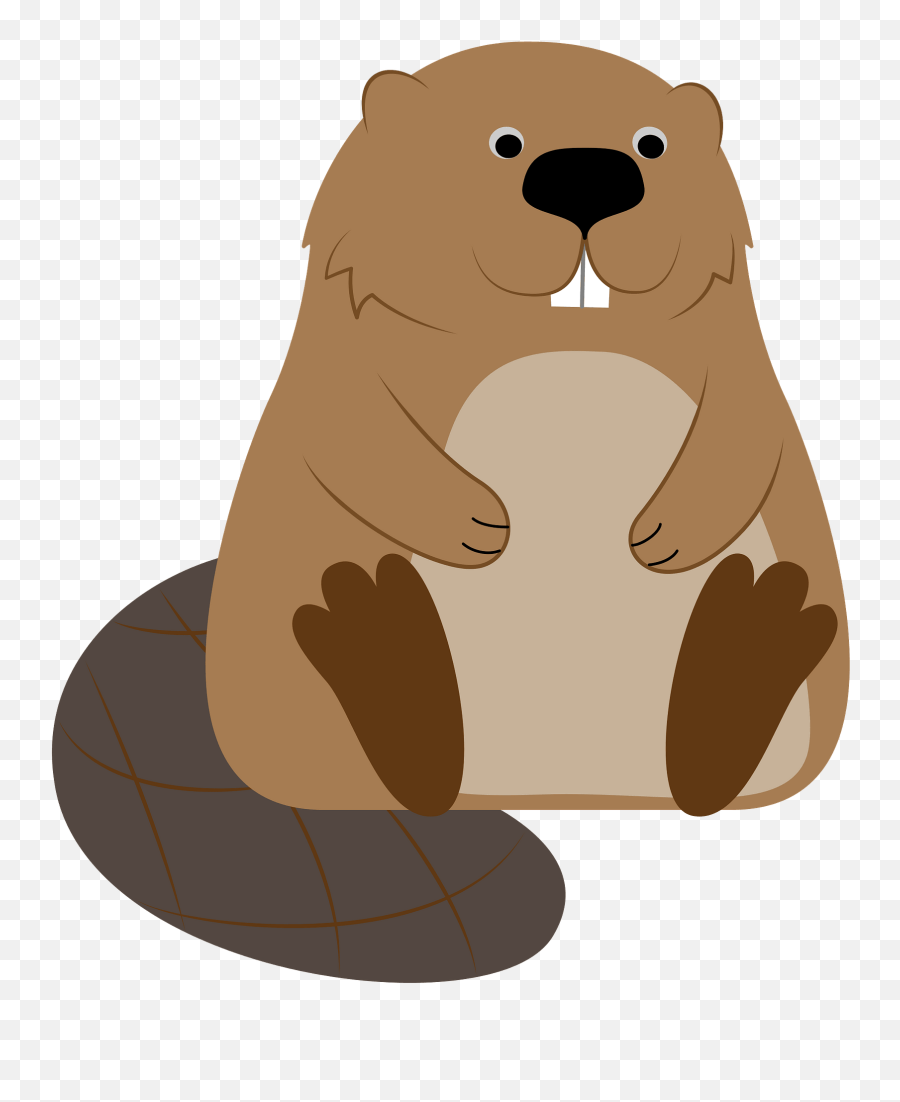 Clipart - Punxsutawney Phil Png,Beaver Png