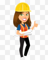 Engineer Png Transparent Images Mart - Female Construction Worker Clipart,Arm Transparent