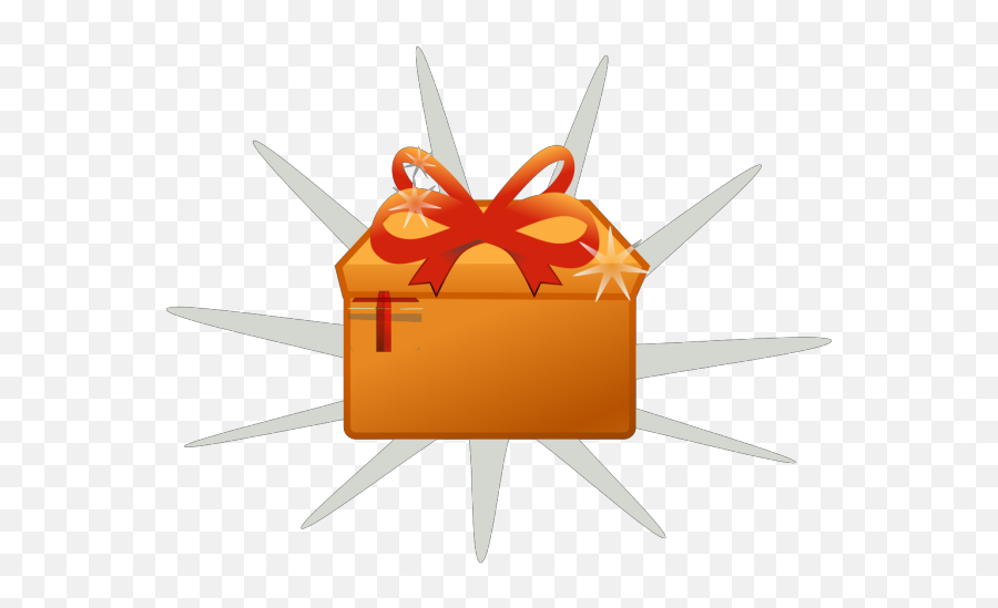Blue Gift With Golden Ribbon Png Svg - Surprise Box Png,Golden Ribbon Png