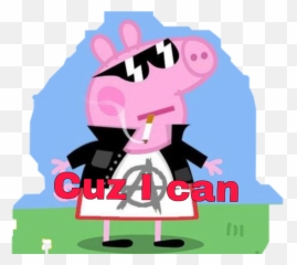 Savage Peppapig Justforfun Freetoedit - Peppa Pig Gangster Png,Badass Png