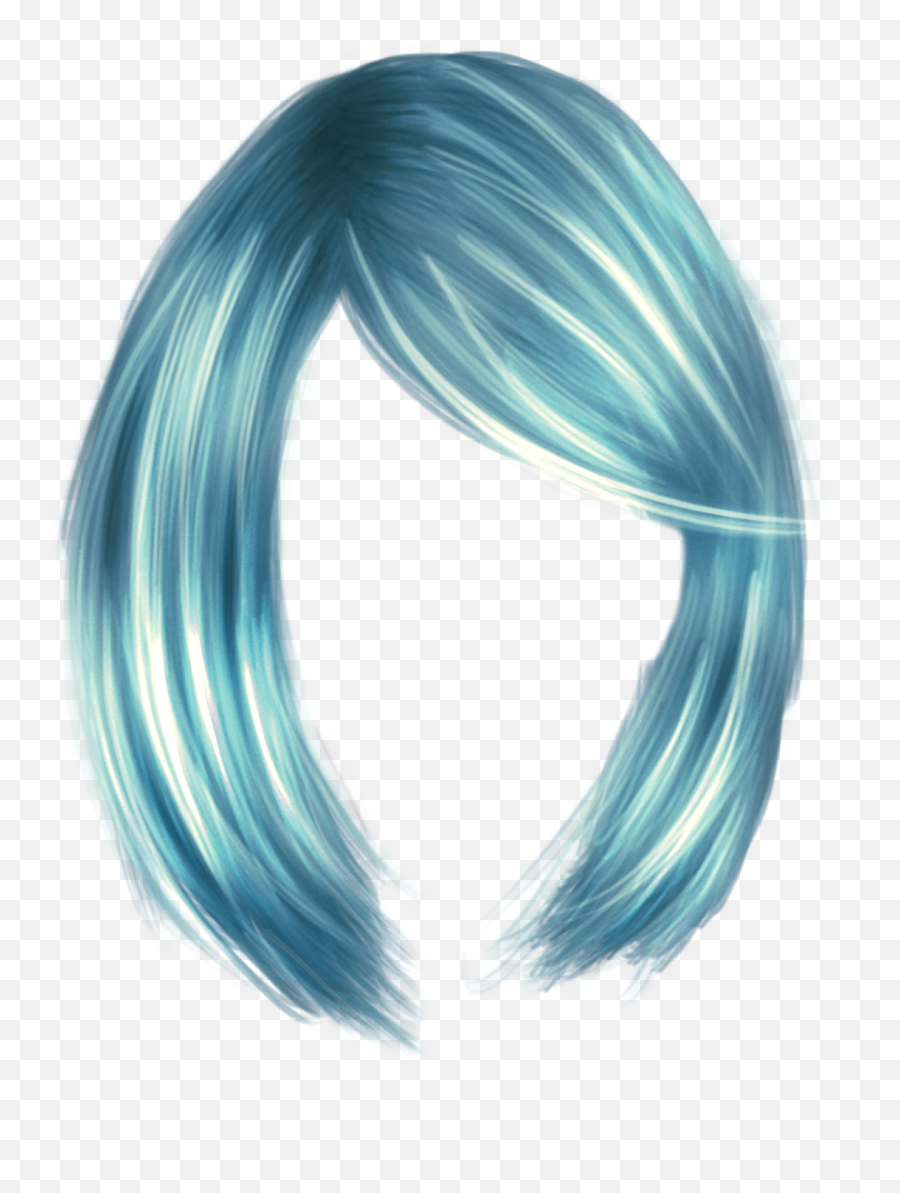 Transparent Blue Hair Png Download - Blue Girl Hair Png,Xxxtentacion Hair Png