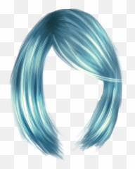 Transparent Blue Hair Png Download - Blue Girl Hair Png,Xxxtentacion Hair Png