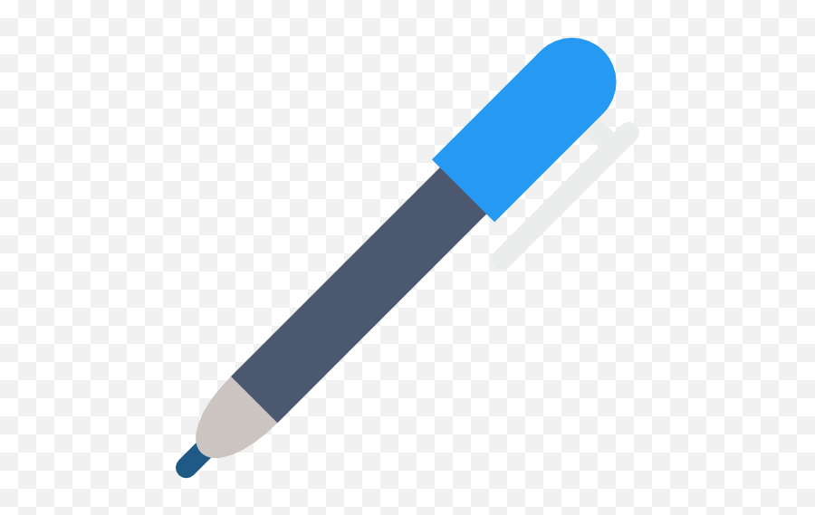 Write Writing School Material Office - Pen Flat Design Png,Writing Pen Png