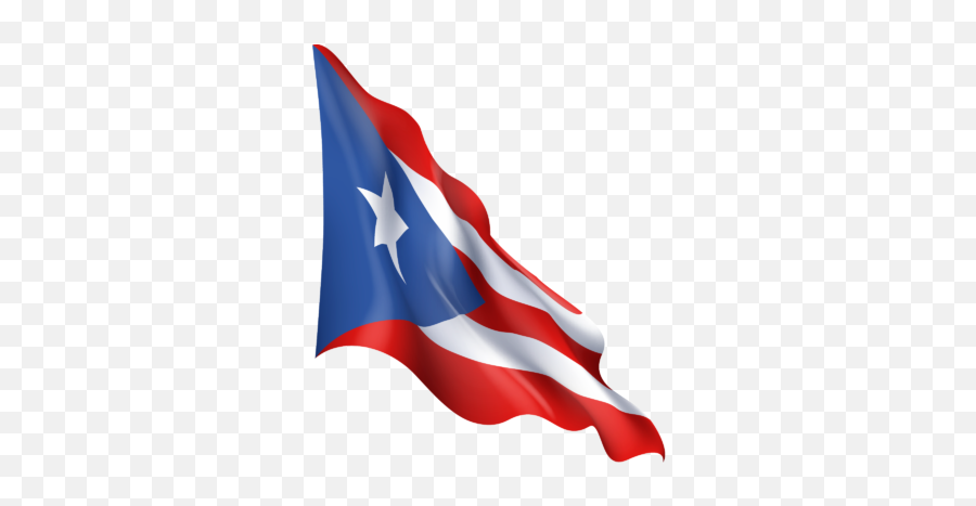 Waving Flag Of Puerto Rico - Vertical Png,Puerto Rican Flag Png