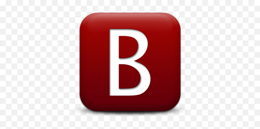 Letter B Logo Png Picture - B With Red Square,B Logo