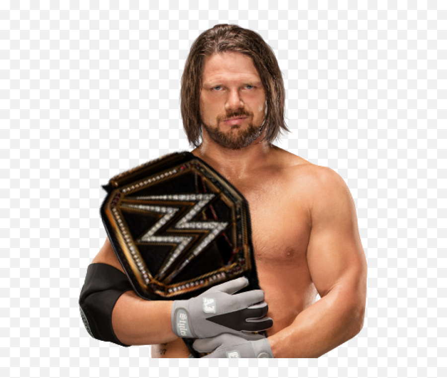 Aj Styles Wwe Champion Png Free - Aj Styles Nxt Champion,Aj Styles Png