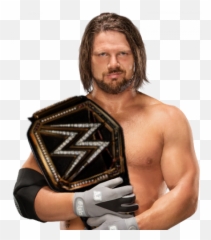Aj Styles Wwe Champion Png Free - Nxt