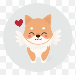 Shiba Inu Clipart - Full Size Clipart 584845 Pinclipart Cartoon Png,Shiba Inu Png