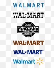 Good Bye Wal - Walmart Logo Through The Years png