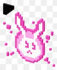 Overwatch D - Dva Pixel Art Gg png
