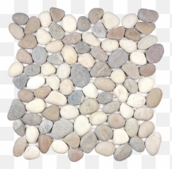 Shower Floor Arizona Tile - Flat Pebble Warm Blend Mosaic Arizona Tile Flat Pebble Warm Blend Png,Pebble Png