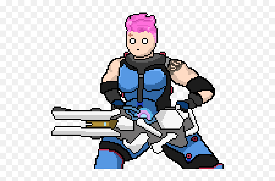 Pixilart - Zarya By Anonymous Fictional Character Png,Zarya Transparent