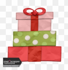 Christmas Gift Stack Element 1 Graphic By Melissa Riddle - Christmas Present Stack Png,Christmas Gifts Png