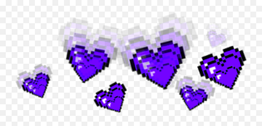 Download Hd Purple Crown Crowns Tumblr Aesthetic Hearts - Transparent Png Aesthetic Stickers Png,Cute Heart Png