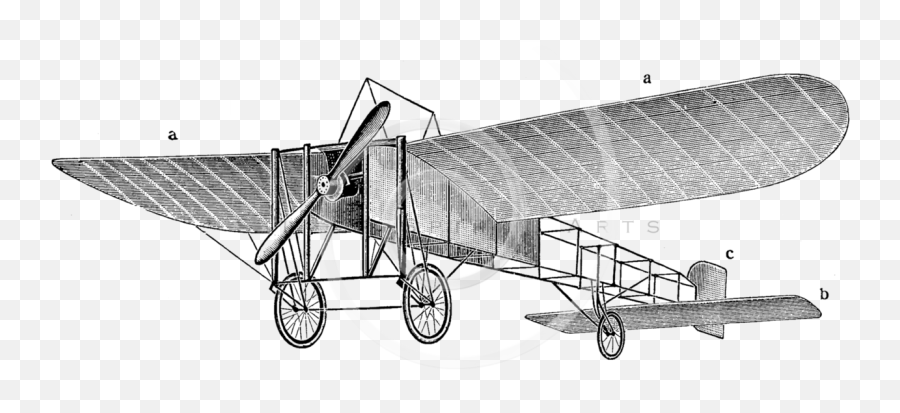 Vintage Plane Drawing - Old Plane Transparent Background Png,Transparent Plane
