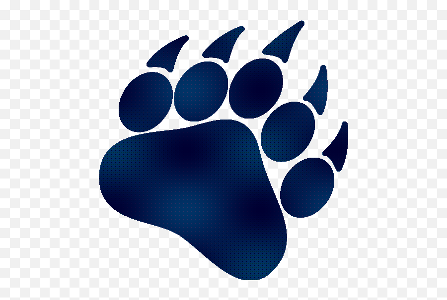 blue bear paw logo
