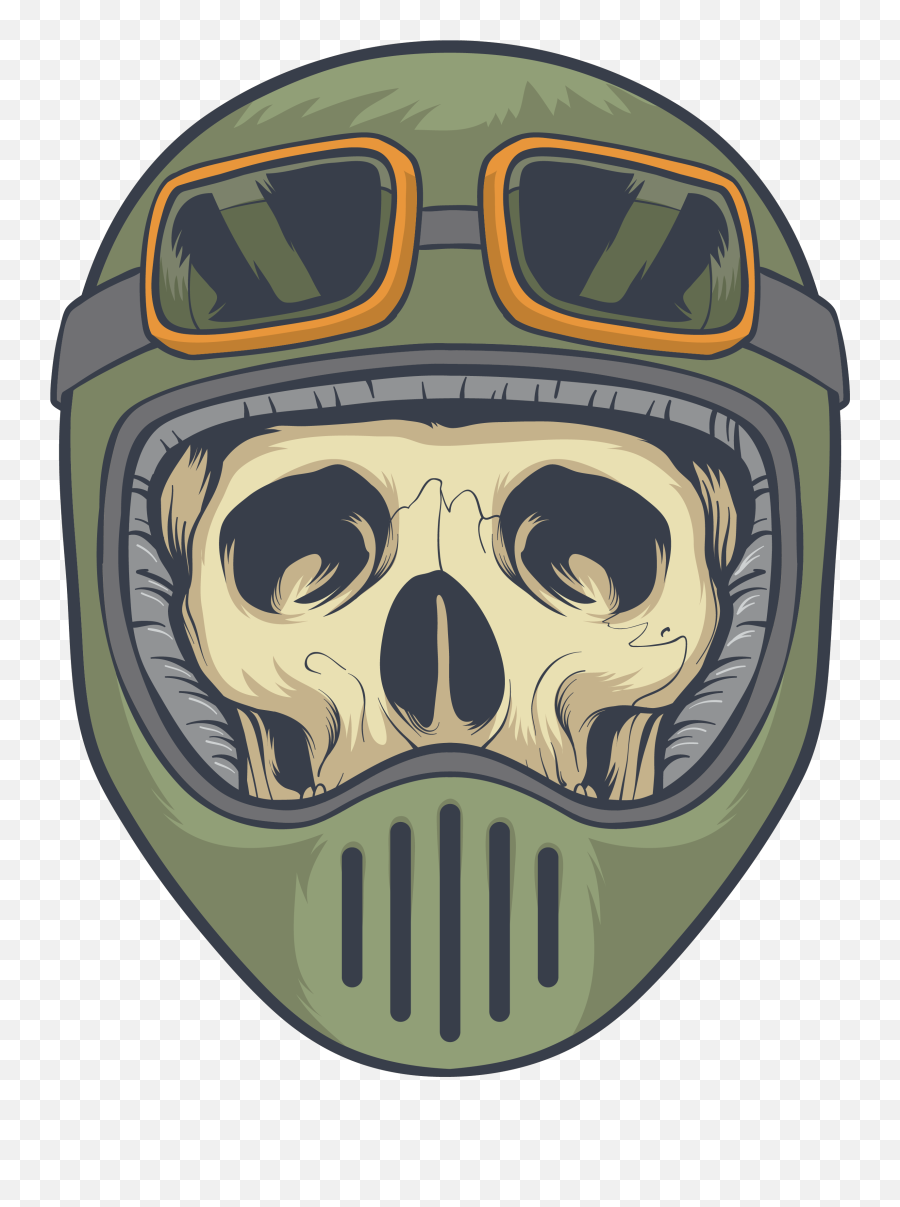 Skull Vector Png - Motorcycle Helmet Helmet Skull Vision Motocross Helmet Vector Png,Icon Skeleton Skull Motorcycle Helmet