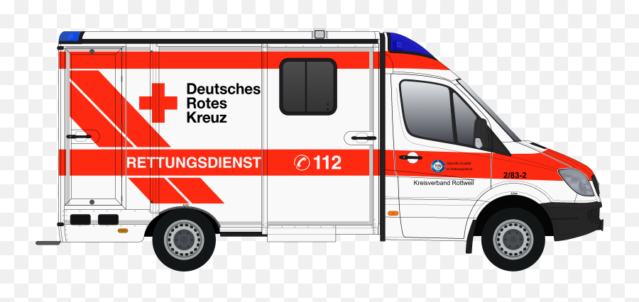 Ambulance Rettungswagen Motor Vehicle - Commercial Vehicle Png,Emergency Service Icon