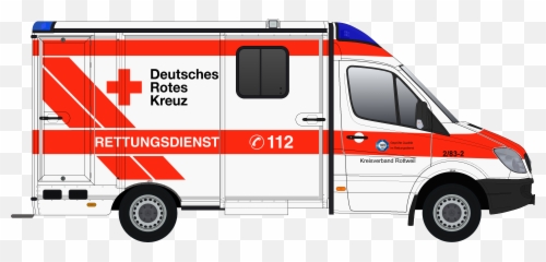 Ambulance Rettungswagen Motor Vehicle - Commercial png