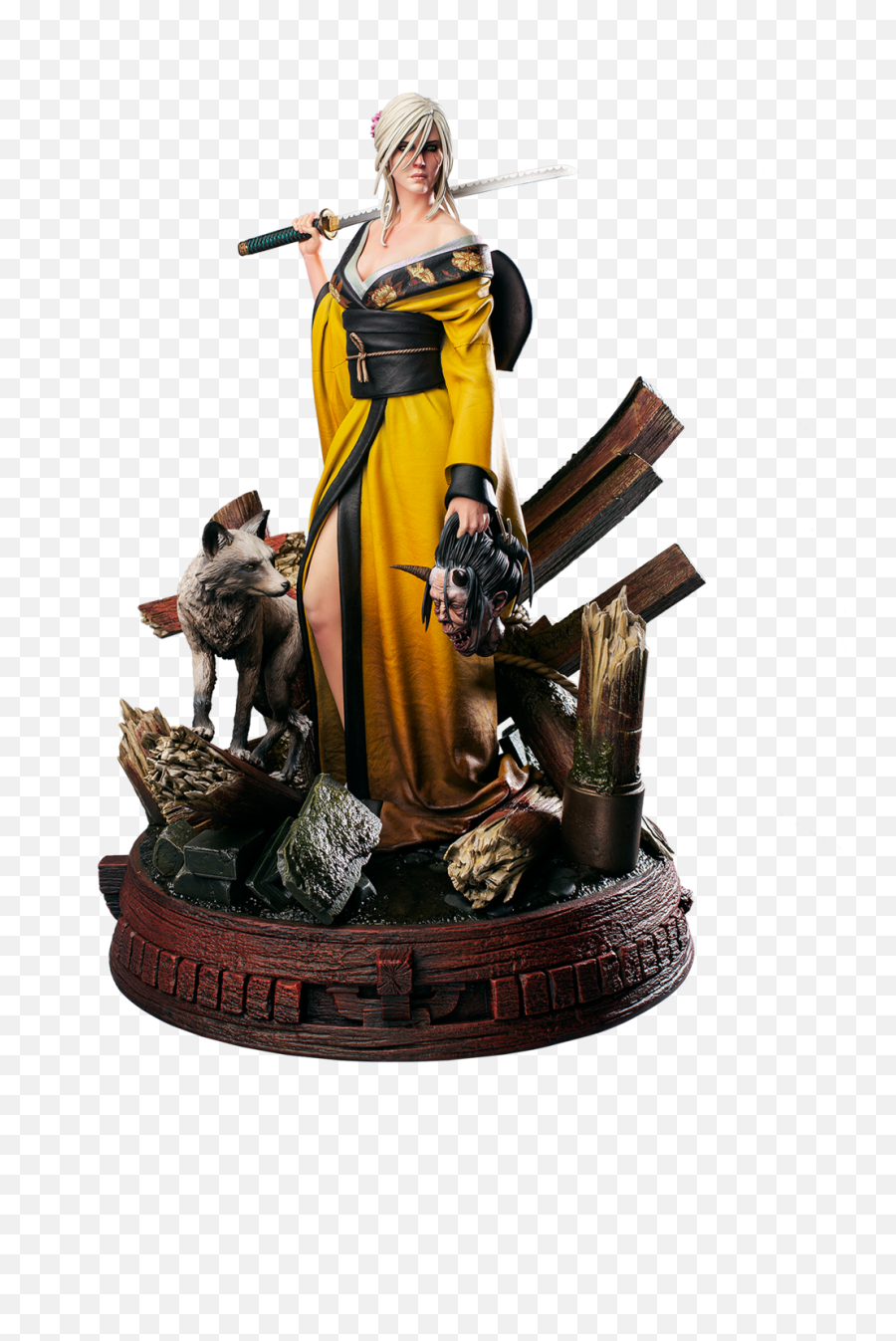 Cd Projekt Red Just Blessing Us Witcher - Tw3 Ciri And The Kitsune Statue Png,Witcher Icon Png