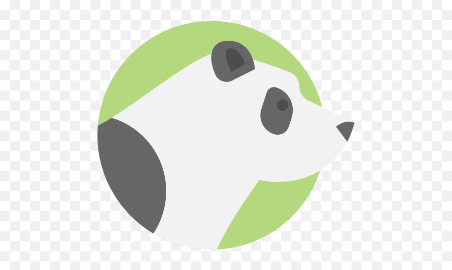 Panda Animals Animal Kingdom Wildlife Mammal Zoo Icon - Dot Png,Cute Panda Icon