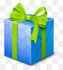 Bluebox - Gift And Green png