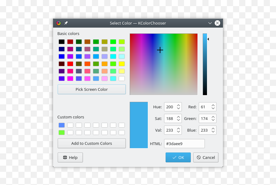 Kcolorchooser - Color Picker Tool Png,Color Selector Icon