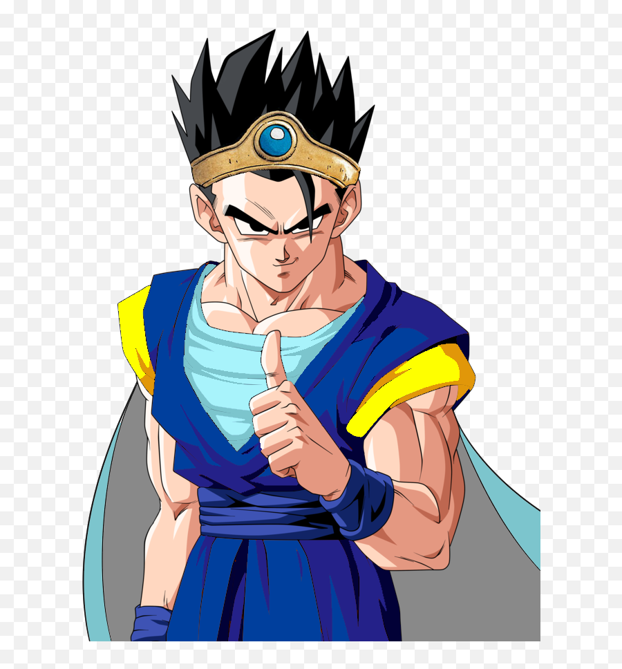 The Hero Of Dragon Quest Iii Erdrick Joins Battle - Gohan Dragon Ball Png,Dragon Quest Icon