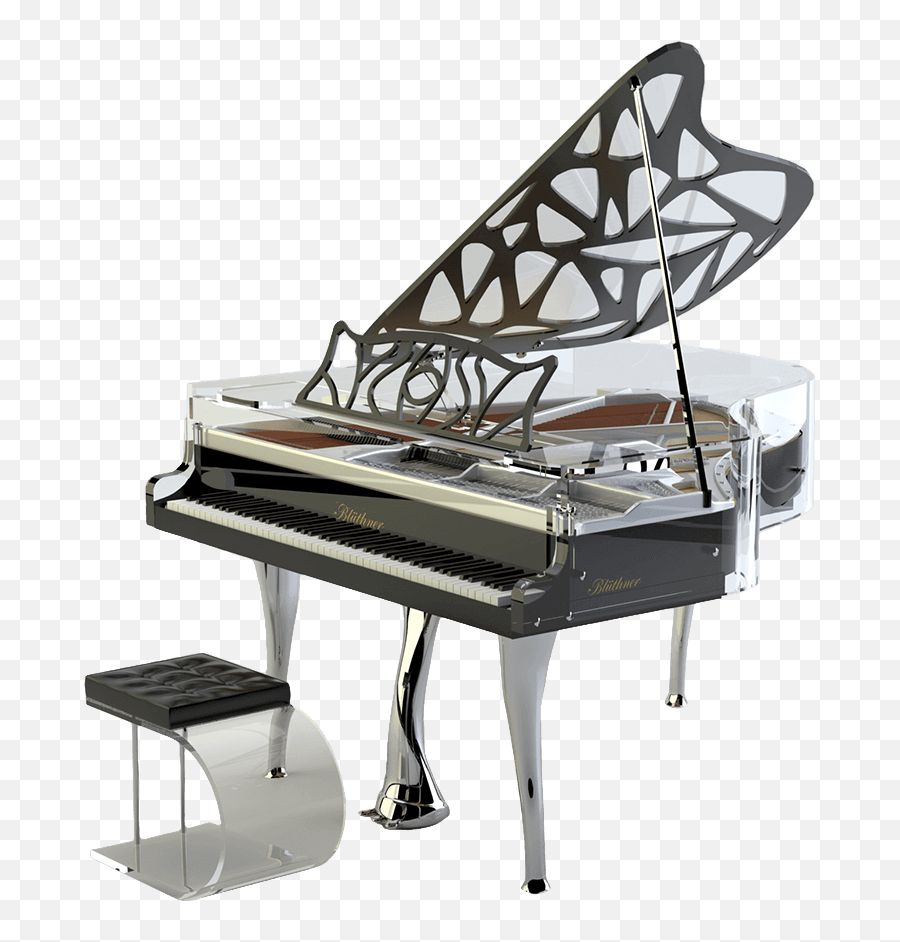 Bluthner Lucid Pianos For Sale In Miami Euro - Baby Grand Piano Colors Png,Piano Transparent