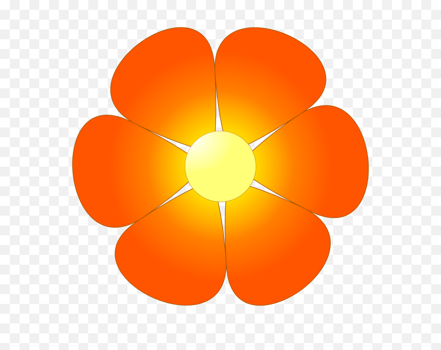 Orange Blossom Drawing - Transparent Flower Clipart No Background Png,Orange Flowers Png