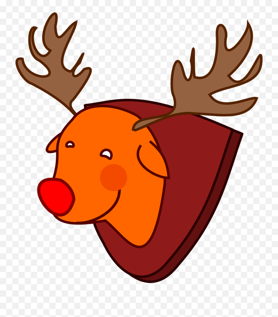 Rudolph Reindeer Clipart Free Many Interesting Cliparts - Rudolph The Red Nosed Reindeer Drawing Png,Reindeer Clipart Png