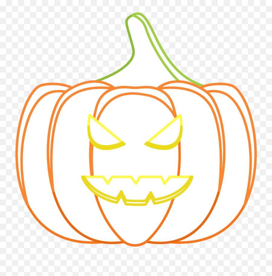 Halloween Pumpkin Color Line Icons - 162 Graphic By Halloween Png,Jackolantern Icon