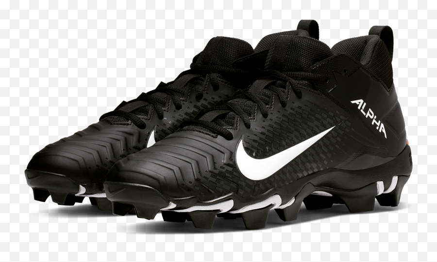 Nike Alpha Menace 2 Shark Wide Blackwhite Menu0027s - Nike Alpha Menace 2 Shark Png,Adidas Boost Icon 2 Cleats