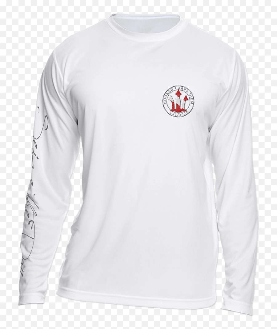 Download Lobster Dive Flag Trident Longsleeved Tshirt Png White T - shirt Png