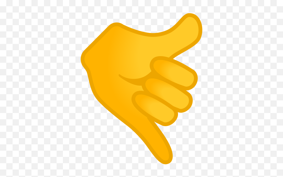 Call Me Hand Emoji - Call Me Hand Emoji Png,Android Phone Call Icon
