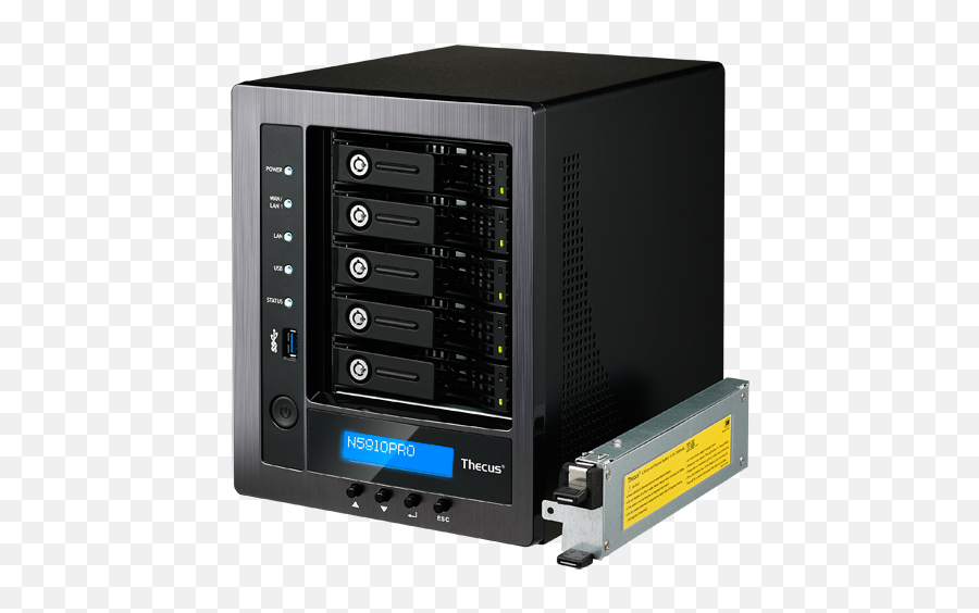 Thecus Nas Empowering Professionals Rackmount Tower - Network Attached Storage Png,Smart Defrag Icon Wide