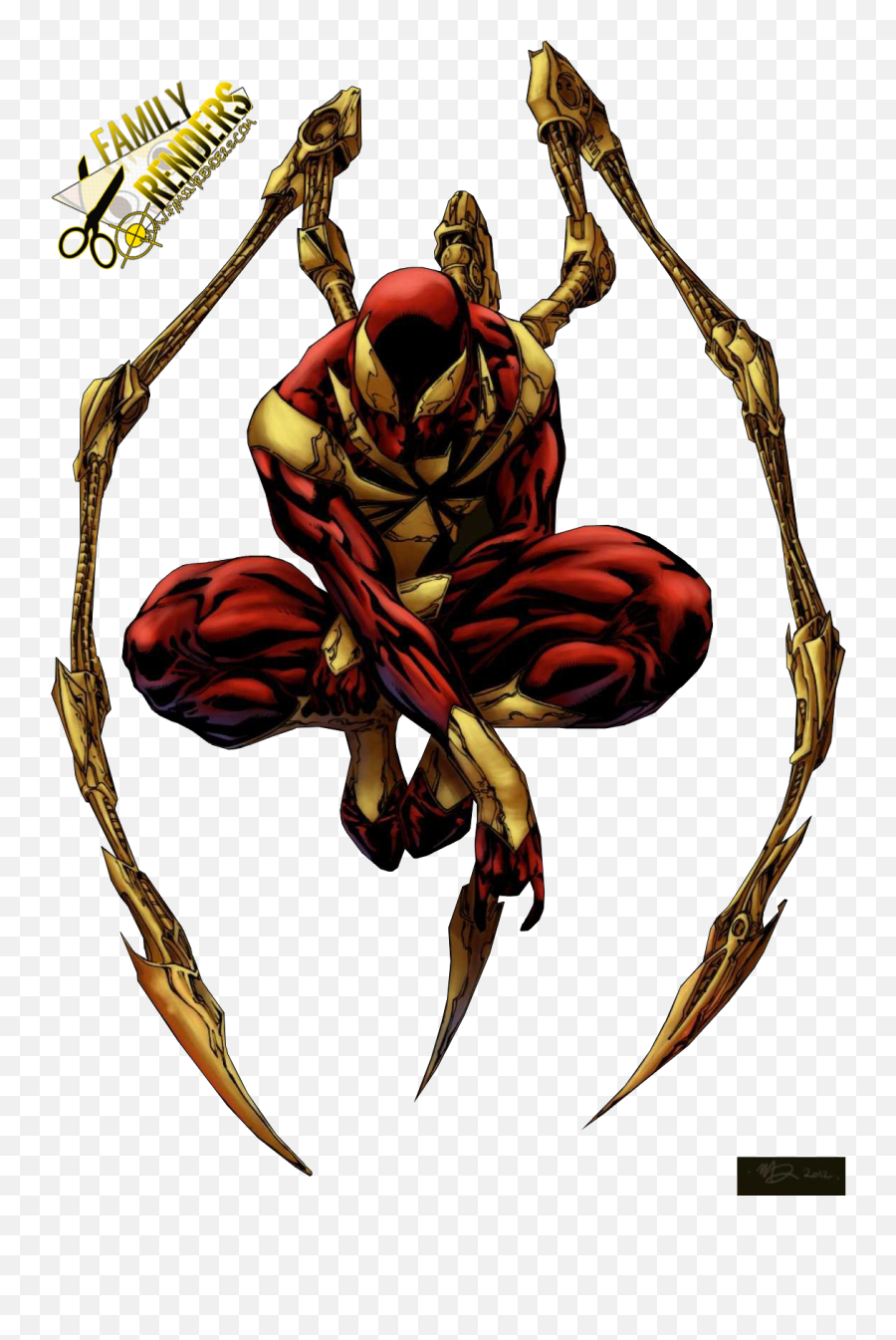 Download Iron Spider Suit Comics - Iron Spider Comic Png,Iron Spider Png