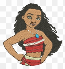 Moana Free Embroidery Design Falcon - Bordado png
