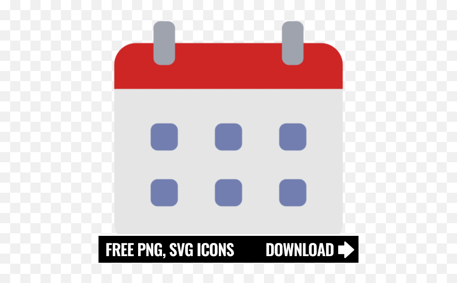 Free Calendar Icon Symbol Png Svg Download - Horizontal,Free Calendar Icon Download