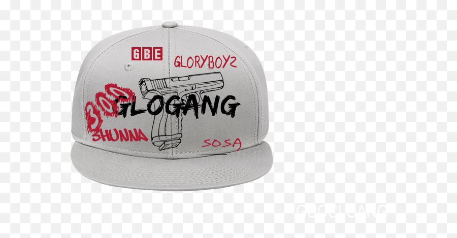 Glogang 300 Gloryboyz Chiraq Gbe Sosa 3hunna Bang I Dont Like Gucci Gang Snap Back Flat Bill Hat - Baseball Cap Png,Glo Gang Logo
