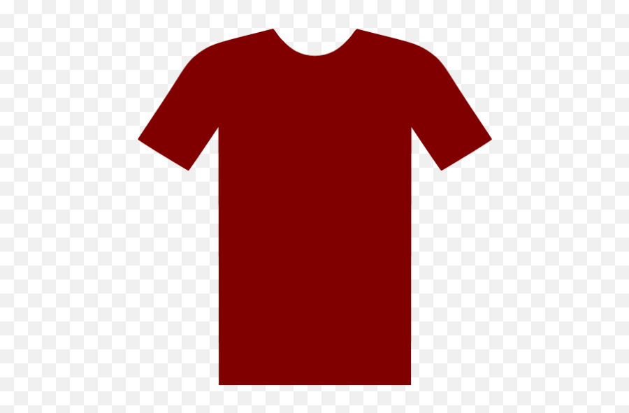 Maroon T Shirt Icon - Green T Shirt Icon Png,Red T Shirt Png