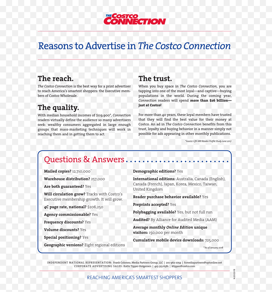 The Costco Connection - Media Kit Page 3 Costco Connection Png,Costco Png