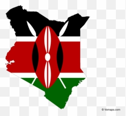 Flag Map Of Kenya In 2020 Vector Free - Kenya Flag Map Png,Haiti Flag Png