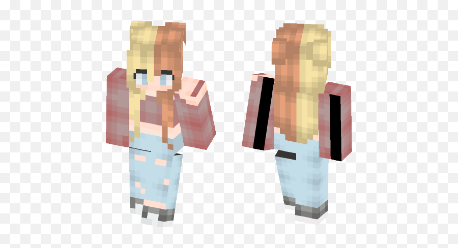 Download Ripped Jeans Minecraft Skin For Free - Minecraft Bear Skin Png,Ripped Jeans Png