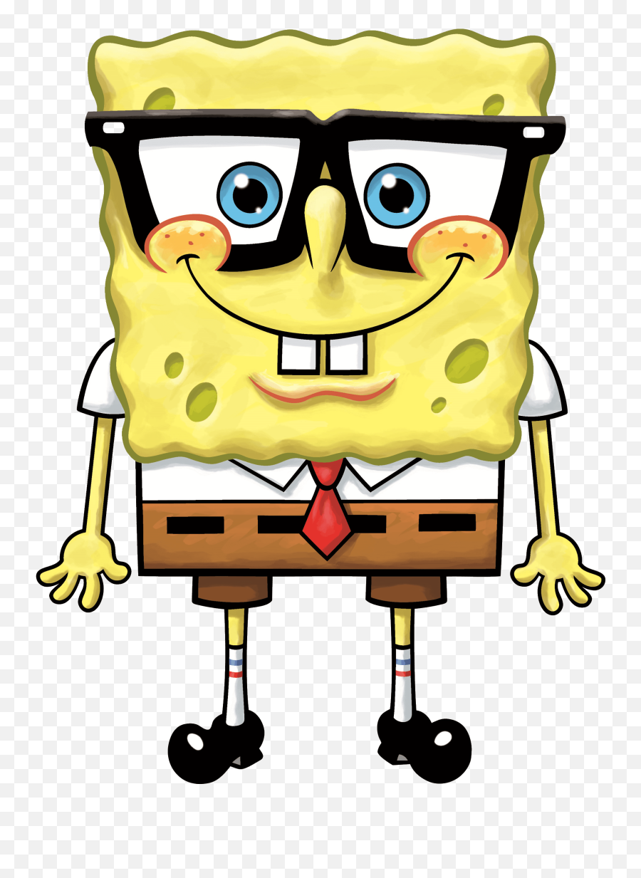 Spongebob - Sponge Bob Square Pants With Glasses Png,Sponge Bob Png