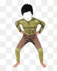 Download Costume Hulk Transparent Png - Stickpng Niño Maquillaje De Hulk,Hulk Transparent