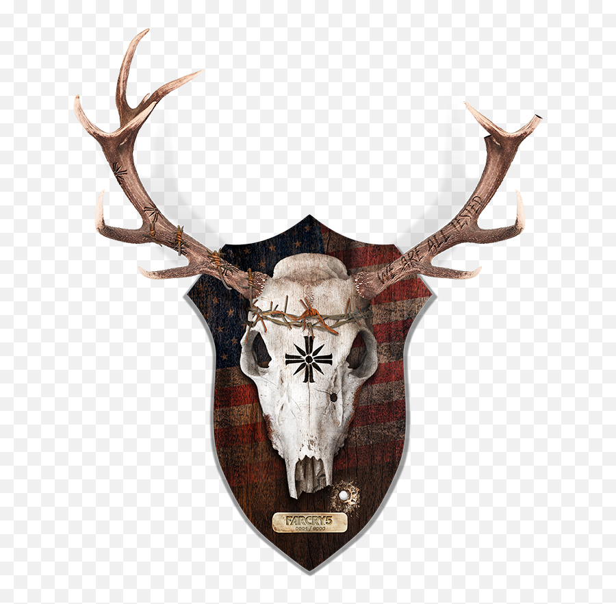Far Cry 5 - Far Cry 5 Deer Skull Png,Far Cry 5 Logo Png