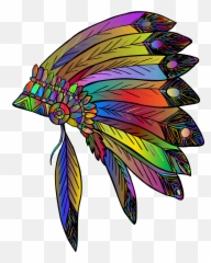 Native American Headdress Culture - Indian Hát Svg Png,Headdress Png